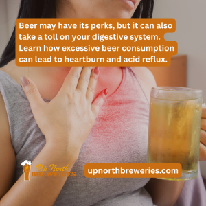 Beer may have its perks, but it can also take a toll on your digestive system. Learn how excessive beer consumption can lead to heartburn and acid reflux.