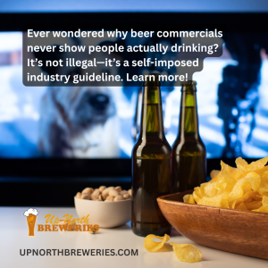 Ever wondered why beer commercials never show people actually drinking? It’s not illegal—it’s a self-imposed industry guideline. Learn more!